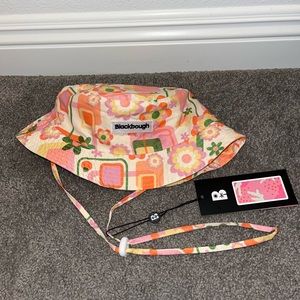 Blackbough White, Pink, Orange, & Green Bucket Hat